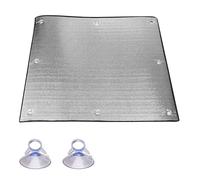 LJDJRHXH Film Isolant Thermique Aluminium, Film Fenêtre Réfléchissant, 30 40 50 60 70 80 90 100 110 120 130 140 150 160 cm L Anti Froid et Chaleur, Personnalisable, avec Ventouses(60x120cm)