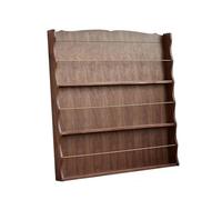 LJHFG63KUYT Kiosque à journaux Large porte-revues à 3 poches - Support de rangement en bois for livres, journaux, salon, bureau, décoration d'intérieur, noyer Support à littérature