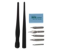 ljhnba Ensemble de porte-stylo Manga, Kit d ' outils de peinture et de dessin de bande dessinée, calligraphie + 5 stylos à Gel pour livres de coloriage pour adultes