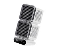 ljhnba Équipement de refroidissement Portable Compact à Double fonction, avec Port de Type C et tirage réglable pour petits espaces, ventilateur de dortoir