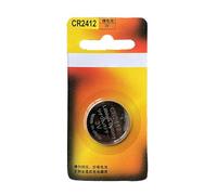 ljhnba Fiabilité 3 V CR2412 Piles bouton au lithium Design pour une alimentation efficace automobile Batterie bouton Batterie