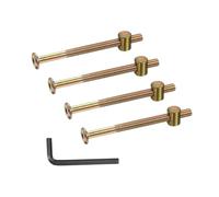 LJISEHG Kit de 8 boulons et écrous for lits superposés, plusieurs tailles, capuchon à douille hexagonale, têtes de lit, chaises(M6x85mm)