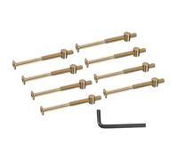 LJISEHG Kit de 8 boulons et écrous for lits superposés, plusieurs tailles, capuchon à douille hexagonale, têtes de lit, chaises(M8x120mm)