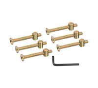 LJISEHG Kit de 8 boulons et écrous for lits superposés, plusieurs tailles, capuchon à douille hexagonale, têtes de lit, chaises(M6x55mm)