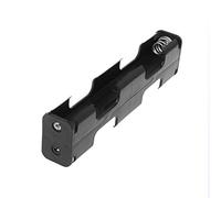 Ljmyy Support de piles 4 x AA à long dos pour boîtier 6 V Boîte double face 9 V Bouton Boîte de rangement