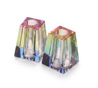 LK Trend & Style Lot de 2 verres à cigarette - Ouvert des deux côtés pour cendrier - Éliminez les braises de votre cigarette en quelques secondes