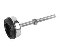LKAMCBZMF Niveleurs de Meubles Pieds de nivellement, Pieds De Nivellement Meubles en Acier Inoxydable 304, M6-M20, Plusieurs Tailles, Articulées Caoutchouc(5.1,62mm-M16(1sets))