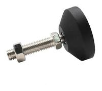LKAMCBZMF Niveleurs de Meubles Pieds de nivellement, Pieds De Nivellement Meubles Réglables, Charnière Pivotante Universelle M8-M20(D80xm20x200,2Pcs)