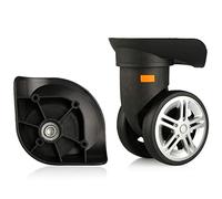 LKDCNUP roulettes pour valises, Roue de Remplacement Bagages, Roue muette Bagage pivotante à 360 degrés, Valise, Roues réparation, pièces Spinner