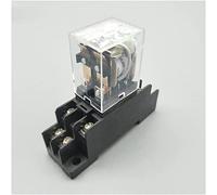 LKPEHTAGN Relais 1Pc HH62P HHC68A-2Z Électronique Micro Mini Électromagnétique 10A 8PIN Bobine DPDT avec Base de Prise DC12V, 24V AC110 AC220V