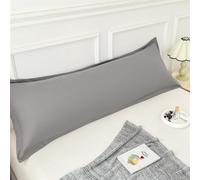 Lkw Ogechi Taie Oreiller 48x120cm, Taies d'oreiller Imperméable Uni, Housse de Coussin Extra Douce et Lavable en Machine, Taie Oreiller Longue Respirant en Polyester