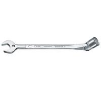 Gedore Clé mixte fourche et douille 534 ouv. de clé 17 mm L. 255 mm avec extr. Clé mixte fourche et douille Quantité:1