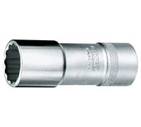 Llave de vaso 1/2", forma larga 19 mm