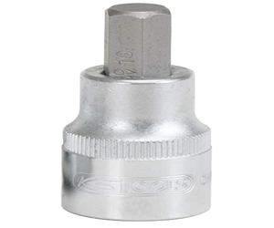 Llave de vaso con punta tipo Allen 1/2", corta, 24 mm