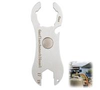 Llave Para Botella De Gas De Acero Inoxidable,llave Para Reguladores De Gas,regulador De Gas De Acero Inoxidable,función Múltiple,de 17 Mm Y 19 Mm,autocaravanas Accesorios