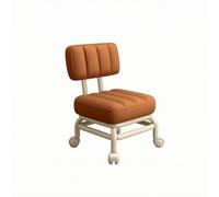 Llazsybz Assise Carrée Rembrrée Rembrré Siège D'appoint Résistant Taches Chaise Rlante pr Angle Dressing, lon, Orange