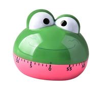Llazsybz Minuteur de Cuisine à Motif Dessin Animé, Réveil, Animal Mignon, Minuteur Mécanique, Rappel pour Les œufs, Minuteur Numérique pour Jeux et, grenouille