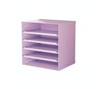 Llazsybz Organisateur de Bureau Module Tiroir Rangement Fourniture d'Art Système Extraction Facile Panneaux Avant Convient au Bureau Chambre Créative, Jaune Crème