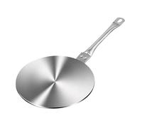 Llazsybz Plaque D'adaptation pour Induction, Base pour Induction, Bonne Protection, Pratique, avec Long Manche, Polyvalente, pour Machine à Expresso et Poê, 26cm