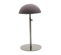 Llazsybz Porte-chapeau En Acier Inoxydable, Hauteur Réglable, Portable, Léger, En Métal avec Base Ronde, Organisateur, Présentoir, Gris
