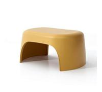 Llazsybz Tabouret Enfant Tabouret Plastique Tabouret Bas Tabouret Maison Antidérapant Épais Léger et Empilable Résistant avec Bords Arrondis Adapté au Salon, Jaune, Style to 2