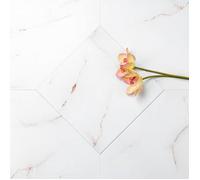 lle PVC Adhesive Sol Marbre Blanc Carrelage Adhesif Sol Cuisine 4 Pièces 30cm x 30cm Vinyle Sols Salle de Bain Adhesif 4 SOLS PVC