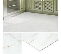 lle PVC Adhesive Sol Moderne Effet Marbre 30x30CM Lino Sol Adhesif pour Cuisine Lavable 4 lles Marbre Blanc et MARBRE BLAN SOLS PVC