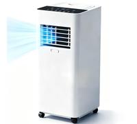LLNWDNB Climatiseur Portable 10000 BTU Refroidissement Jusqu'à 700 M² Télécommande, Refroidissement, Ventilateur, Déshumidification, Mode Veille, Kits D'installation Zone Applicable 15㎡-30㎡ A