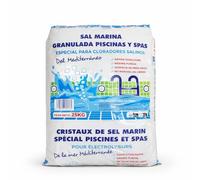 Llofer - 10 Sacs de sel Fin pour Piscine (Dissolution Rapide) - 25kg