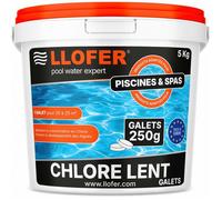 LLOFER - Chlore Lent Galets de 250gr - 5 kg