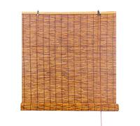 LLPEIJIE026 Store Enrouleur Bambou,Rideau De Roseau,Tissés À La Main,Store en Bambou Exterieur,Store Venitien,Rideau de Paille,Stores Opaques,avec Levage,Personnalisable (120x280cm(47x110in))