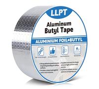 LLPT Aluminium Ruban Butyle 5cm x 5m Ruban D'étanchéité Imperméable