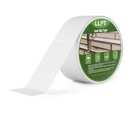 LLPT Grip Tape | Bande Antidérapante | pour Escaliers Échelles | Robuste Imperméable Intérieur | Bandes de Traction | pour Sol Salle de Bain Marches (ASC250PEVA) | Transparent | 51mm x 5m
