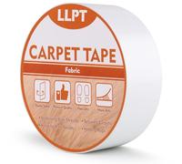 LLPT Ruban Adhésif Double Face Fixation Tapis Ruban Adhésif Puissant Et Amovible pour Tapis Sans Résidus pour Planchers de Bois Franc Stratifiés 50 mm x 27 m (DCT527P1)