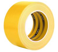 LLPT Ruban Adhésif en Tissu | Jaune | 60 mm x 30 m x 0,23 mm | Adhésif Sans Résidus Résistant à l'eau | pour L'artisanat de Bricolage Décoration Intérieure et Extérieure(DT247)