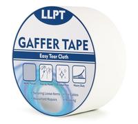 LLPT Ruban Adhésif en Tissu Professionnel 50mm x 15m Mat Blanc