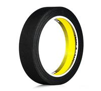 LLPT Ruban d'Étanchéité Thermocollant Étanche | 20mm x 5m x 0.15mm | Matériau de Support Standard de L'industrie | pour Réparation de Combinaisons de Plongée Combinaisons de Pêche (IR865) | Noir