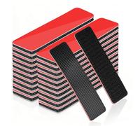 LLPT Scratch Autocollant Double Face 20 Pièces 25 x 100mm | Attaches Hook and Loop Autocollantes Scratch, Bande Adhésive Double Face Pour Intérieure et Extérieure