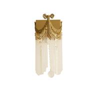 LLXDFUU Modern Kitchen Island Decor Light Mur Vintage Glass Wall Murce Creative Creative Crystal Fild Wall Lampe Gol