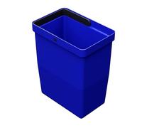 LM 530 ECO | 8-L Poubelle en matériau recyclé | 15 x 23 x 28,5 cm | Compatible avec le système de tri des déchets LM pour le dessous de l'évier de cuisine | Bleu