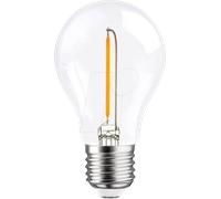 LM FA221CL - Lampe à incandescence LED A60 E27 1 W 100 lm, 2200 K.
