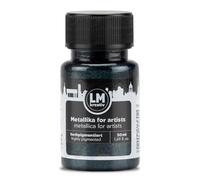 LM-Kreativ Peinture acrylique métallisée 50 ml - Bleu foncé - Peinture métallisée premium pour artistes et artisans. Haute couverture, résistante à la lumière et durable. Idéale pour toile, bois
