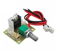 LM317 Contrôle du ventilateur Module de régulateur de tension réglable 1,25 V-13 V 5-1500 mA avec protection contre la surchauffe XH-2,54 Connecteur pour projets électroniques Vert