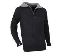 LMA 803170 CACAO Pull Col Camionneur, Noir, Taille 8