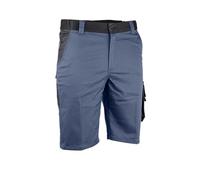 LMA Bermuda de Travail Stretch ICARE - Bleu Fonce/Noir M - FR(42) - Vêtements de Travail