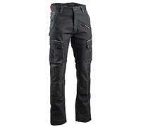 Pantalon de travail stretch Cortex avec poches genouillères - Noir - LMA - 1783