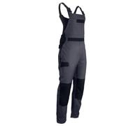 LMA Workwear 3024 AZOTE Salopette bicolore Taille M Gris foncé/noir