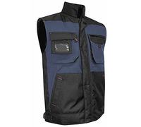 LMA Workwear MECHE 5039 Gilet thermique bicolore Taille 3XL Bleu foncé/noir
