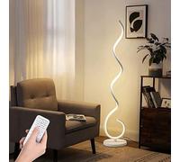 LMiSQ Lampadaire sur Pied Salon 120CM 42W Lampadaire avec Lampe de Lecture 3000K-6000K Variation Continue avec Télécommande Lampe Salon