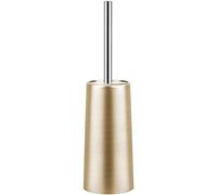 Lmohuytf Brosse De Toilette Et Support en Acier Inoxydable - Ensemble De Brosse De Nettoyage De Cuvette De Toilette pour Toilette De Salle De Bain (Or)